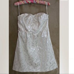 American Eagle Outfitters Strapless A-Line Dress